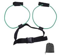harayaa Training Belt Cintura Elastica per Potenziamento Resistenza Regolabile Banda per Squat Cavigliere Confortevoli Adatta per Allenamento a Casa Palestra Corsa Basket Danza, Verde