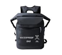 harayaa Zaino Impermeabile Dry Trekking da Nuoto PVC 500D con E Spallacci Imbottiti Mantiene Abiti E Asciugamani Asciutti Adatto, Array, Nero, 25L