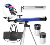 HARBARTH Telescopio telescopico + oculari - ideale per adulti e giovani astronomi - cannocchiale, telescopio a specchio per bambini | osservare stelle, pianeti e cosmo (HT_50/600)