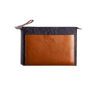 Harber London - Custodia in Pelle e Feltro per iPad PRO | Compatibile con iPad PRO 9.7" (2016/2017) | Color Cuoio | Realizzata a Mano con Materiali durevoli ed Eco-compatibili certificati