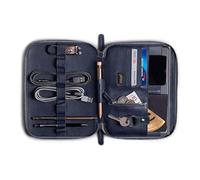 Harber London - Organizer in Pelle Nomad Mini PRO | Tasche pratiche | Ideale per organizzare | Dimensioni: 23 x 17 x 2 cm | 9 x 6,7 x 0,8 Pollici | Colore: Blu Navy | Fatto a Mano