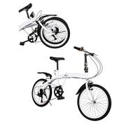 HarBin-Star Bicicletta pieghevole da 20 pollici, bicicletta pieghevole con cambio a 7 marce, per uomo e donna, 135-180 cm, adatta per diverse strade