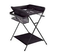 HarBin-Star - Fasciatoio da bagno pieghevole, nero, tessuto Oxford, per bambini fino a 12 mesi