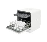 HarBin-Star - Lavastoviglie da tavolo, mini lavastoviglie, controllo touch, 4 programmi di lavaggio, asciugatura ad aria calda, mini lavastoviglie per piccole case, appartamenti, dormitori