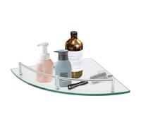HarBin-Star Marketing Mensole angolari in Vetro Temperato Mensola da Parete per Bagno Doccia Bagno Mensola in Vetro Mensola Bagno Mensola Bagno in Vetro 23.5x23.5cm