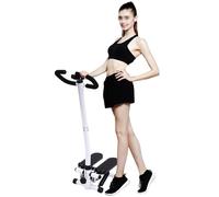 HarBin-Star Mini stepper con manubrio per casa, Up-Down Swing Hometrainer, attrezzo da allenamento fino a 150 kg, allenamento per gambe/braccio, Home Fitness Exercise