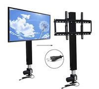 HarBin-Star Supporto elettrico per TV Lift, supporto elettrico regolabile in altezza, per montaggio da 26 "-57", con telecomando, max 1000 N/80 kg