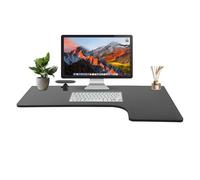 HarBin-Star - Tavolo da parete in legno, pieghevole, 100 x 60 cm, tavolo pieghevole salvaspazio per montaggio a parete, tavolo pieghevole a parete per lavanderia, studio (nero)