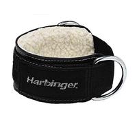 Harbinger 3" Heavy Duty Cavigliera- Il pad sintetico riduce lo stress sulle caviglie nel sollevamento pesi, l'anello a D è compatibile con macchine per cavi.Taglia Unica,Nero