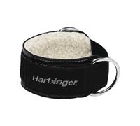 Harbinger 3" Heavy Duty Cavigliera- Il pad sintetico riduce lo stress sulle caviglie nel sollevamento pesi, l'anello a D è compatibile con macchine per cavi.Taglia Unica,Nero