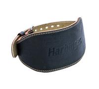 Harbinger 6" Padded Cintura in Pelle, Unisex, Nero, Small