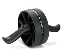 Harbinger Ab Carver Sport Rullo Largo- Stabilità per il core, maniglie ergonomiche per braccia e spalle, progettato per tutti i livelli di fitness e allenamento.Taglia Unica,Nero