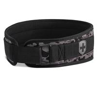Harbinger Cintura da Sollevamento Pesi Foam Core 4.5" (11.43cm) - Fit Contour con 9 Supporti in Schiuma per Stabilità Schiena e Core, Fibbia in Acciaio, Rivestimento Morbido, Unisex, Grigio, Grande
