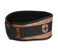 Harbinger Cintura da Sollevamento Pesi Foam Core 4.5" (11.43cm) - Fit Contour con 9 Supporti in Schiuma per Stabilità Schiena e Core, Fibbia in Acciaio, Rivestimento Morbido, Unisex, Camo Tan,Piccola
