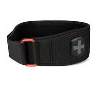 Harbinger Cintura da Sollevamento Pesi HexCore 4.5" (11.43cm) - Supporto per Schiena e Core, Design in Rete Ventilata, Chiusura Forte, Uomo, Rosso, Media