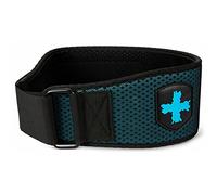 Harbinger Cintura da Sollevamento Pesi HexCore 4.5" (11.43cm) - Supporto per Schiena e Core, Design in Rete Ventilata, Chiusura Forte, Donna, Azzurro Chiaro, Piccola