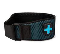 Harbinger Cintura da Sollevamento Pesi HexCore 4,5" (11,43cm) - Supporto per Schiena e Core, Design in Rete Ventilata, Chiusura Forte, Donna, Azzurro Chiaro, Media