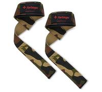 Harbinger Padded Cotton Lifting Straps with NeoTek Cushioned Wrist (Pa