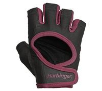 Harbinger Power 2.0, Weight Lifting Gloves Donna, Merlot, Large