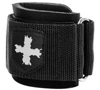 Harbinger Supporto per polso neoprene – Nero Taglia unica, cinghia 2" fibbia acciaio, stabilizzatori