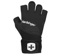 Harbinger Training Grip Wristwrap 2.0 Guanti da sollevamento pesi, Unisex, Nero, Small