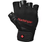 Harbinger Wristwrap PRO Men Gloves Black Wristwrap PRO Men Gloves Black, Uomo, Black, S