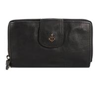 Harbour 2nd Anchor Love Linn Portafoglio Vera Pelle 15 cm nero