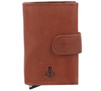 Harbour 2nd Anchor Love Robin 2 Custodia per carta di credito Protezione RFID Pelle 6 cm marrone