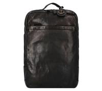 Harbour 2nd Blake Zaino da giorno Vera Pelle 38 cm Vano porta PC nero