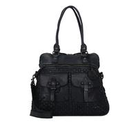 Harbour 2nd Urban Poets Alexandra-Up Borsa a spalla Vera Pelle 29 cm nero