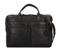Harbour 2nd Urban Poets Valigetta Vera Pelle 50 cm Vano porta PC nero