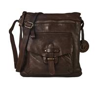 Harbour 2nd Casey Borsa a tracolla Vera Pelle 26 cm marrone