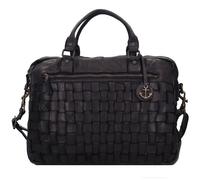 Harbour 2nd Cool Casual Aris cartella in pelle 40 cm scomparto per computer portatile nero