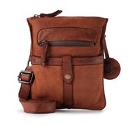 Harbour 2nd Cool Casual Borsa a tracolla Vera Pelle 18.5 cm marrone