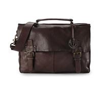 Harbour 2nd Cool Casual Cartella Messenger Pelle 36 cm Scomparto per laptop marrone