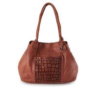 Harbour 2nd Fashion Lights Borsa shopper Pelle 40 cm marrone
