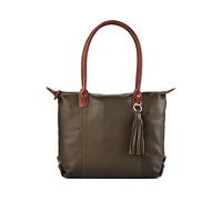 Harbour 2nd Lucia Borsa a spalla Vera Pelle 38 cm oliva