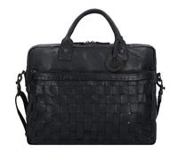 Harbour 2nd Urban Poets Blaise Valigetta Vera Pelle 40 cm Vano porta PC nero