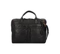 Harbour 2nd Urban Poets Valigetta Vera Pelle 50 cm Vano porta PC nero
