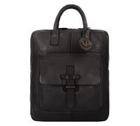 Harbour 2nd Urban Poets Devon Zaino da giorno Pelle 42 cm Scomparto per laptop dark ash (TAS031826)