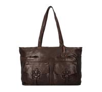 Harbour 2nd Urban Poets Jordan Borsa shopper Vera Pelle 49 cm marrone
