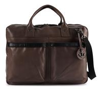 Harbour 2nd Urban Poets Valigetta Vera Pelle 50 cm Vano porta PC marrone