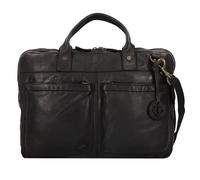 Harbour 2nd Urban Poets Valigetta Vera Pelle 50 cm Vano porta PC nero