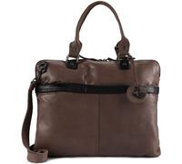 Harbour 2nd Urban Poets Vega borsa porta PC Vera Pelle 38 cm marrone