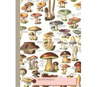 Hard Cover Composition Notebook College Ruled 150 Pages Mushroom Fungi Vintage Botanical Illustration | Cute Cottage core Aesthetic Journal For ... Recipes, Gardening, Work | Ruled, Lined