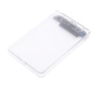 Hard Disk Box Esterno Trasparente USB 3.0 per Disco Sata 2,5 Pollici | Abs, Chip Is621 e Montaggio senza Attrezzi, Velocità Fino a 6 Gigabit al Secondo per Archiviazione Portatile