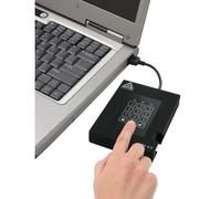 Hard disk esterno Apricorn Aegis Padlock Fortress 1TB disco rigido 5400 Giri/min USB tipo A 3.2 Gen 1 (3.1 1) Nero [A25-3PL256- NEW