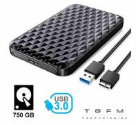 Hard Disk esterno HDD 750 GB 2 .5" USB 3.0 Autoalimentato Portatile