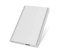 Hard disk esterno HDD da 2,5 pollici, 1 tb/750 gb/320 gb, in metallo portatile USB 3.0 Backup, adatto per PC, desktop, laptop, MacBook, Ps4, Xbox One, Smart TV (80 GB, argento)
