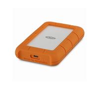 LaCie Rugged USB-C 4000GB Arancione, Argento disco rigido esterno, STFR4000800